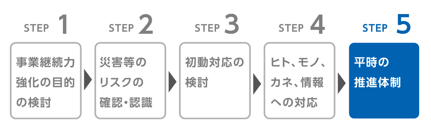 平時の推進体制